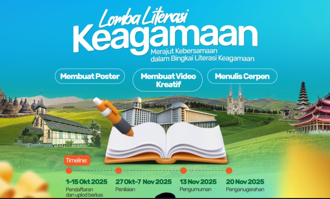 Antusias Tinggi! 3.600 Karya Masuk Lomba Literasi Keagamaan Kemenag Tahun 2025